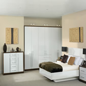 Matching fitted bedroom furniture